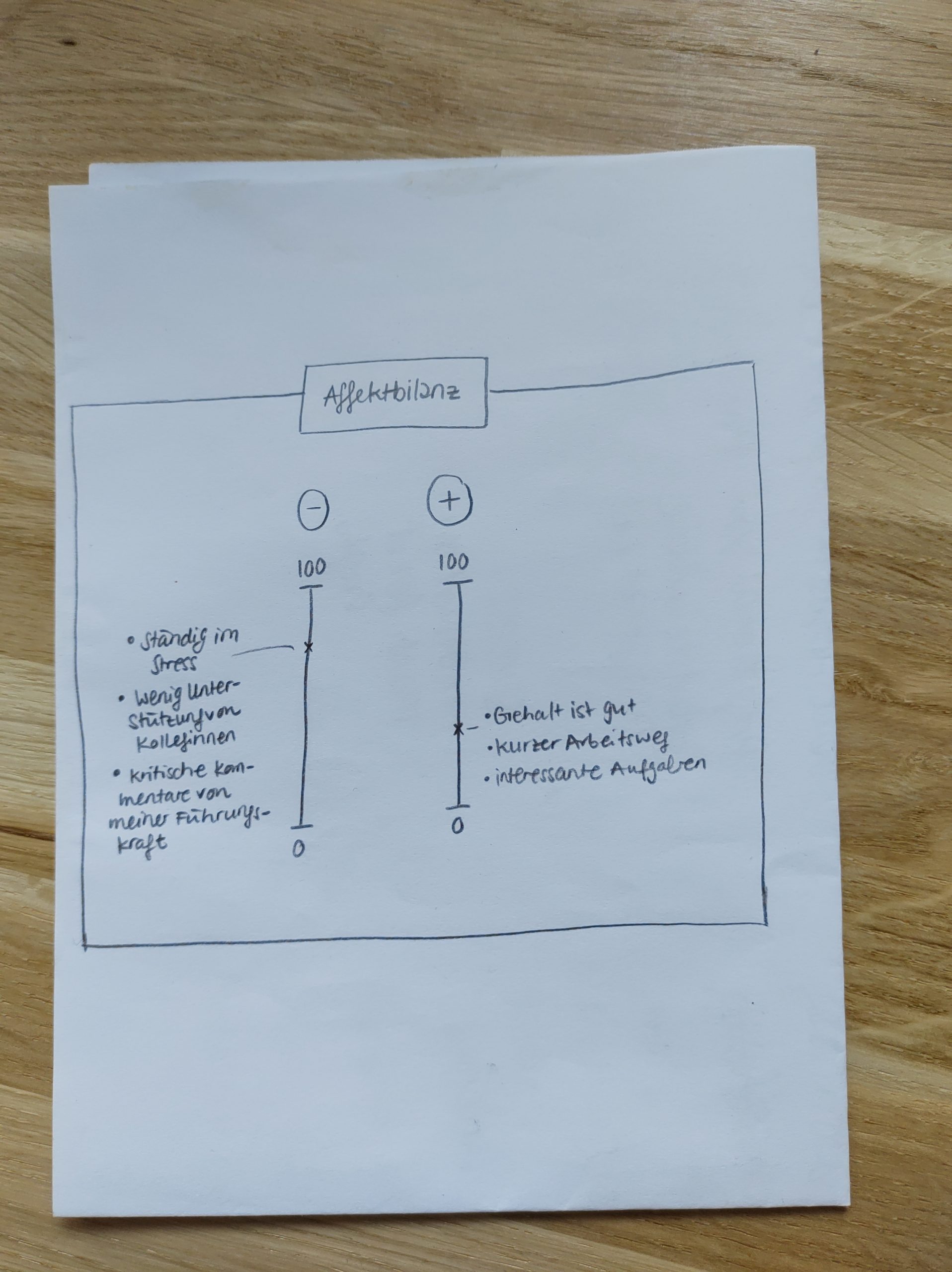 Affektbilanz nach Maja Storch